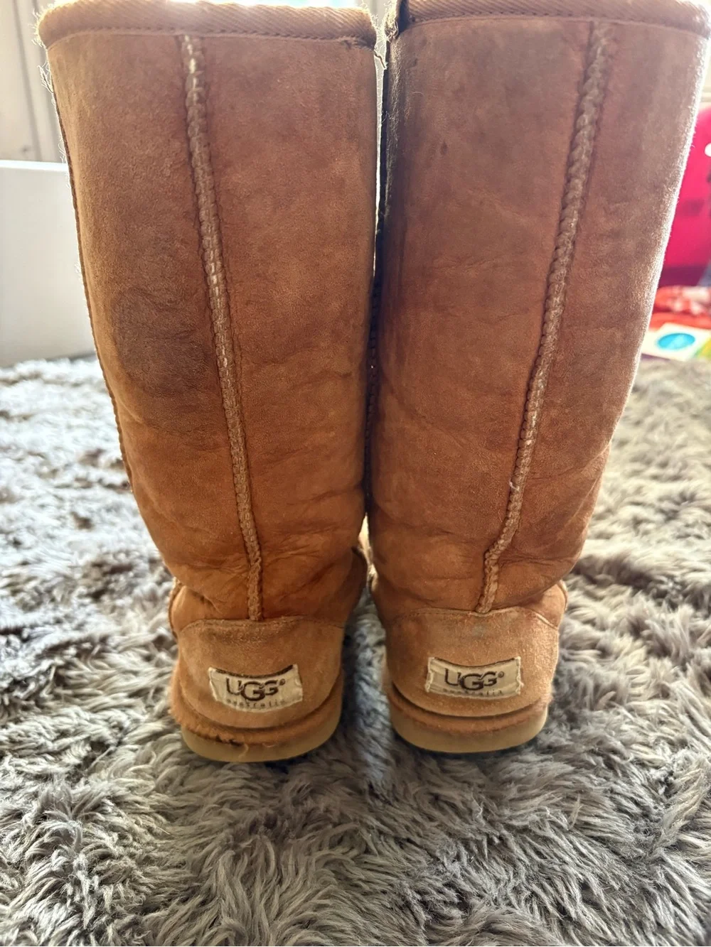 UGG Chestnut Suede Classic Tall Winter Boots